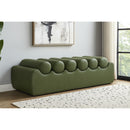  Color_Green -- Rumble Green Vegan Leather Upholstered Bench IMAGE 2