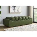 Meridian Rumble Green Vegan Leather Bench IMAGE 2