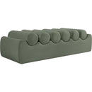  Color_Green -- Rumble Green Vegan Leather Upholstered Bench IMAGE 5