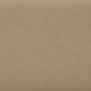 Meridian Rumble Tan Vegan Leather Bench IMAGE 7