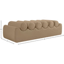  Color_Tan -- Rumble Tan Vegan Leather Upholstered Bench IMAGE 8