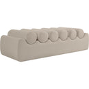  Color_Taupe -- Rumble Taupe Vegan Leather Upholstered Bench IMAGE 5