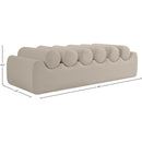  Color_Taupe -- Rumble Taupe Vegan Leather Upholstered Bench IMAGE 8