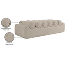  Color_Taupe -- Rumble Taupe Vegan Leather Upholstered Bench IMAGE 9