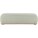  Color_Mint -- Calum Mint Chenille Fabric Upholstered Bench IMAGE 3