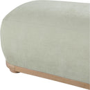  Color_Mint -- Calum Mint Chenille Fabric Upholstered Bench IMAGE 5