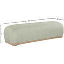  Color_Mint -- Calum Mint Chenille Fabric Upholstered Bench IMAGE 7