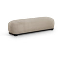  Color_Beige -- Meridian Calum Chenille Fabric Upholstered Bench IMAGE 1