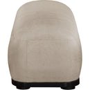  Color_Beige -- Meridian Calum Chenille Fabric Upholstered Bench IMAGE 4