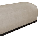 Color_Beige -- Meridian Calum Chenille Fabric Upholstered Bench IMAGE 5