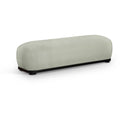  Color_Mint -- Calum Mint Chenille Fabric Upholstered Bench IMAGE 1