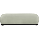  Color_Mint -- Calum Mint Chenille Fabric Upholstered Bench IMAGE 3