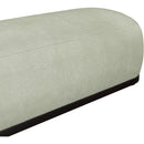  Color_Mint -- Calum Mint Chenille Fabric Upholstered Bench IMAGE 5
