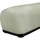  Color_Mint -- Calum Mint Chenille Fabric Upholstered Bench IMAGE 6