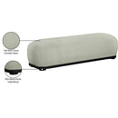 Meridian Calum Mint Chenille Fabric Bench IMAGE 8