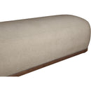 Color_Beige -- Meridian Calum Chenille Fabric Upholstered Bench IMAGE 5