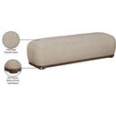  Color_Beige -- Meridian Calum Chenille Fabric Upholstered Bench IMAGE 8