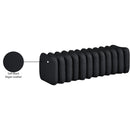  Color_Black -- Meridian Atticus Vegan Leather Upholstered Bench IMAGE 8