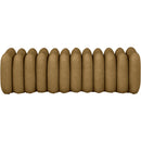  Color_Brown -- Atticus Brown Vegan Leather Upholstered Bench IMAGE 3