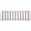 Meridian Atticus Cream Vegan Leather Bench IMAGE 3