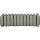  Color_Green -- Atticus Green Vegan Leather Upholstered Bench IMAGE 3