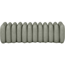 Meridian Atticus Green Vegan Leather Bench IMAGE 3