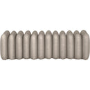  Color_Taupe -- Atticus Taupe Vegan Leather Upholstered Bench IMAGE 3