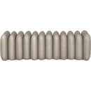 Meridian Atticus Taupe Vegan Leather Bench IMAGE 3