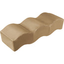  Color_Beige -- Meridian Wave Velvet Upholstered Bench IMAGE 3