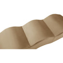 Meridian Wave Beige Velvet Bench IMAGE 7