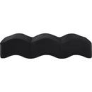 Meridian Wave Black Velvet Bench IMAGE 4