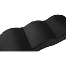  Color_Black -- Wave Black Velvet Upholstered Bench IMAGE 7