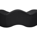  Color_Black -- Wave Black Velvet Upholstered Bench IMAGE 8