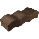  Color_Brown -- Wave Brown Velvet Upholstered Bench IMAGE 3