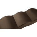  Color_Brown -- Wave Brown Velvet Upholstered Bench IMAGE 7