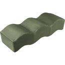  Color_Green -- Wave Green Velvet Upholstered Bench IMAGE 3