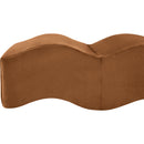  Color_Saddle -- Wave Saddle Velvet Upholstered Bench IMAGE 10