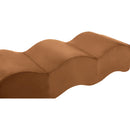  Color_Saddle -- Wave Saddle Velvet Upholstered Bench IMAGE 6