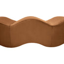 Color_Saddle -- Wave Saddle Velvet Upholstered Bench IMAGE 8