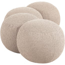  Color_Beige -- Meridian Apollo Boucle Fabric Upholstered Bench IMAGE 5