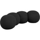  Color_Black -- Apollo Black Boucle Fabric Upholstered Bench IMAGE 3
