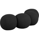 Color_Black -- Apollo Black Boucle Fabric Upholstered Bench IMAGE 6