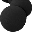  Color_Black -- Apollo Black Boucle Fabric Upholstered Bench IMAGE 7