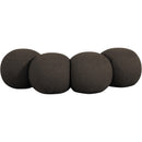  Color_Brown -- Apollo Brown Boucle Fabric Upholstered Bench IMAGE 4