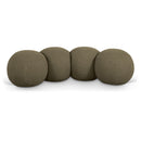  Color_Olive -- Apollo Olive Boucle Fabric Upholstered Bench IMAGE 1