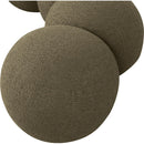  Color_Olive -- Apollo Olive Boucle Fabric Upholstered Bench IMAGE 7