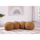  Color_Saddle -- Apollo Saddle Boucle Fabric Upholstered Bench IMAGE 2