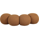  Color_Saddle -- Apollo Saddle Boucle Fabric Upholstered Bench IMAGE 4