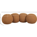  Color_Saddle -- Apollo Saddle Boucle Fabric Upholstered Bench IMAGE 9