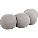  Color_Taupe -- Apollo Taupe Boucle Fabric Upholstered Bench IMAGE 6